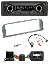 Blaupunkt MP3 Bluetooth USB Lenkrad Autoradio für Alfa 147 GT anthrazit