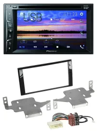 Pioneer Bluetooth 2DIN USB DVD DAB MP3 Autoradio für Nissan Juke (ab 2014)