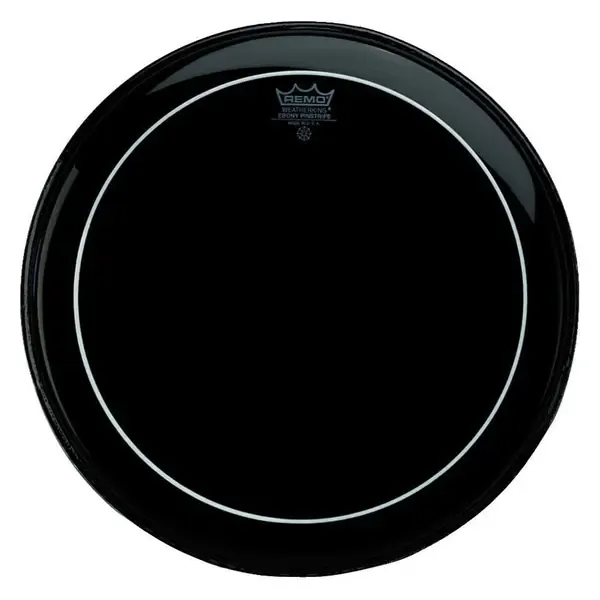 Пластик для барабана Remo 18" Pinstripe Ebony