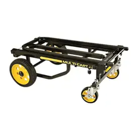 Rock N Roller Multi-Cart 8-in-1 Transpter Cart Black Frame/Yellow Wheels Mid