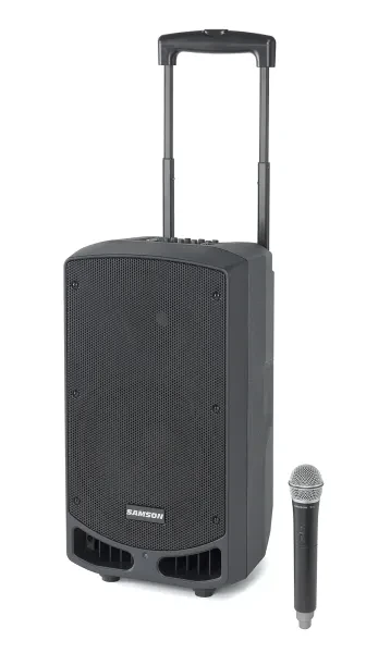 Samson Expedition XP310W-K 10" Portable PA Rechargeable Speaker w/Bluetooth+Mic