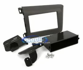 Scosche HA1713B Double/Single DIN Car Installation Kit for Honda Civic 2012