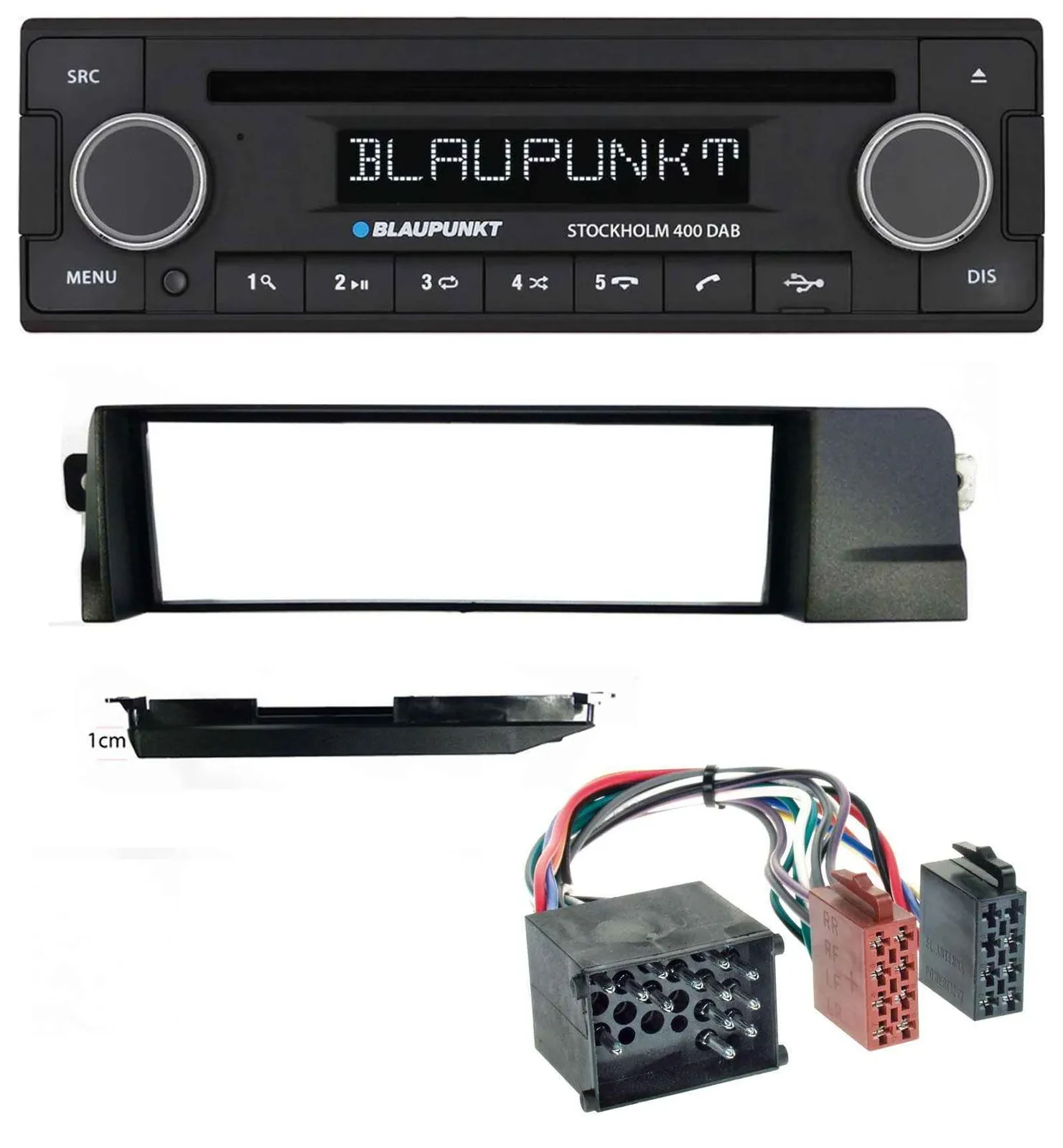 Blaupunkt MP3 Bluetooth DAB CD USB Autoradio für BMW 3er E46 Profiversion Rundpi