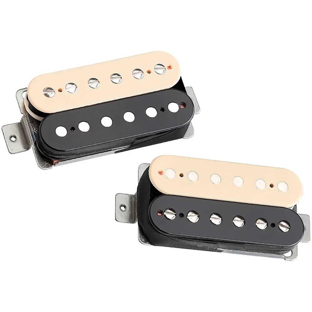 Звукосниматель для электрогитары Seymour Duncan Slash 2.0 (набор, 2 шт.) зебра, пассивный, 4-conductor, coil split, Trembucker bridge, короткие лапки, direct mount, правша