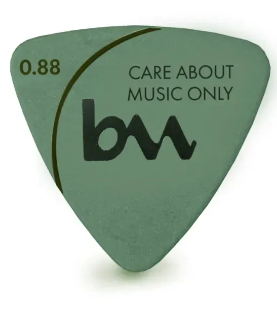 Медиатор bagandmusic AKSS67 Delrin Green 0.88