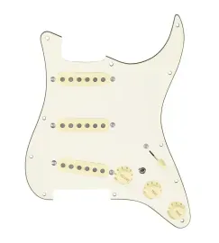 920D Custom Texas Growler Loaded Pickguard for Strat With Aged White Pickups,...