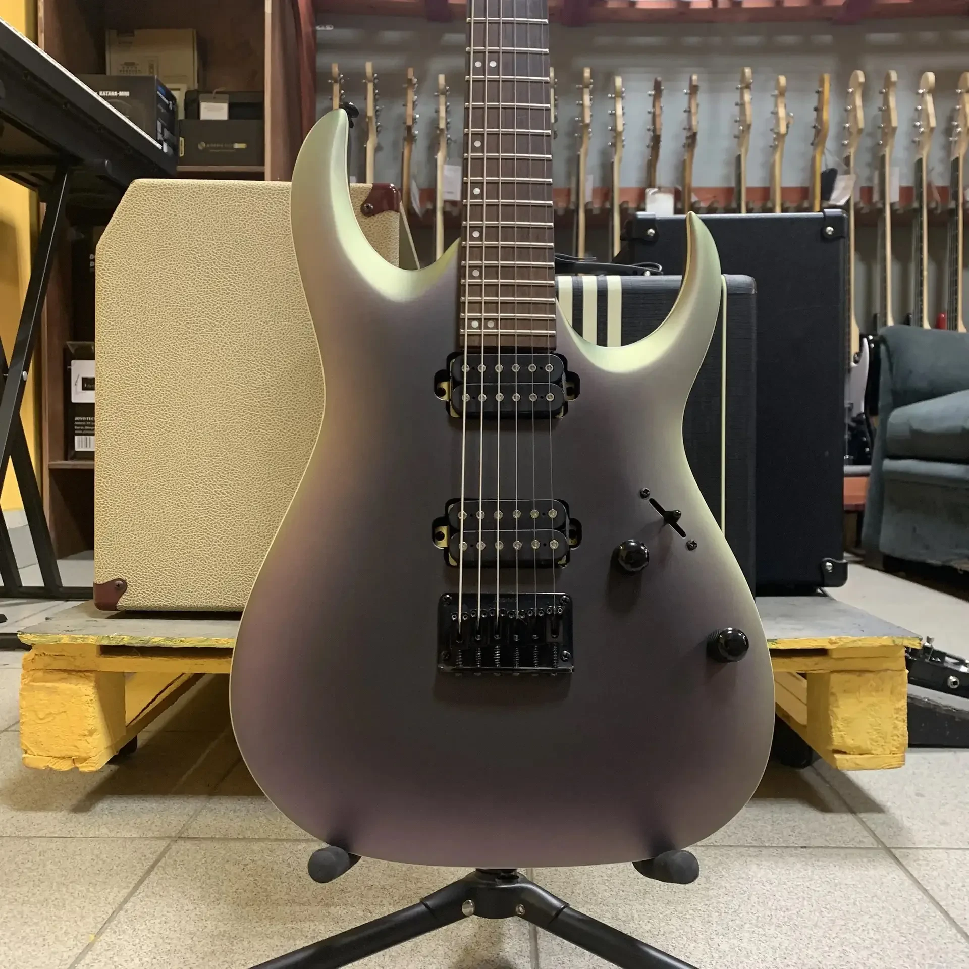 Ibanez RGA42EX Black Aurora Burst Matte