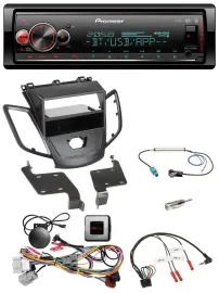 Pioneer Bluetooth USB Lenkrad DAB Autoradio für Ford Fiesta 10-13 ohne Display s