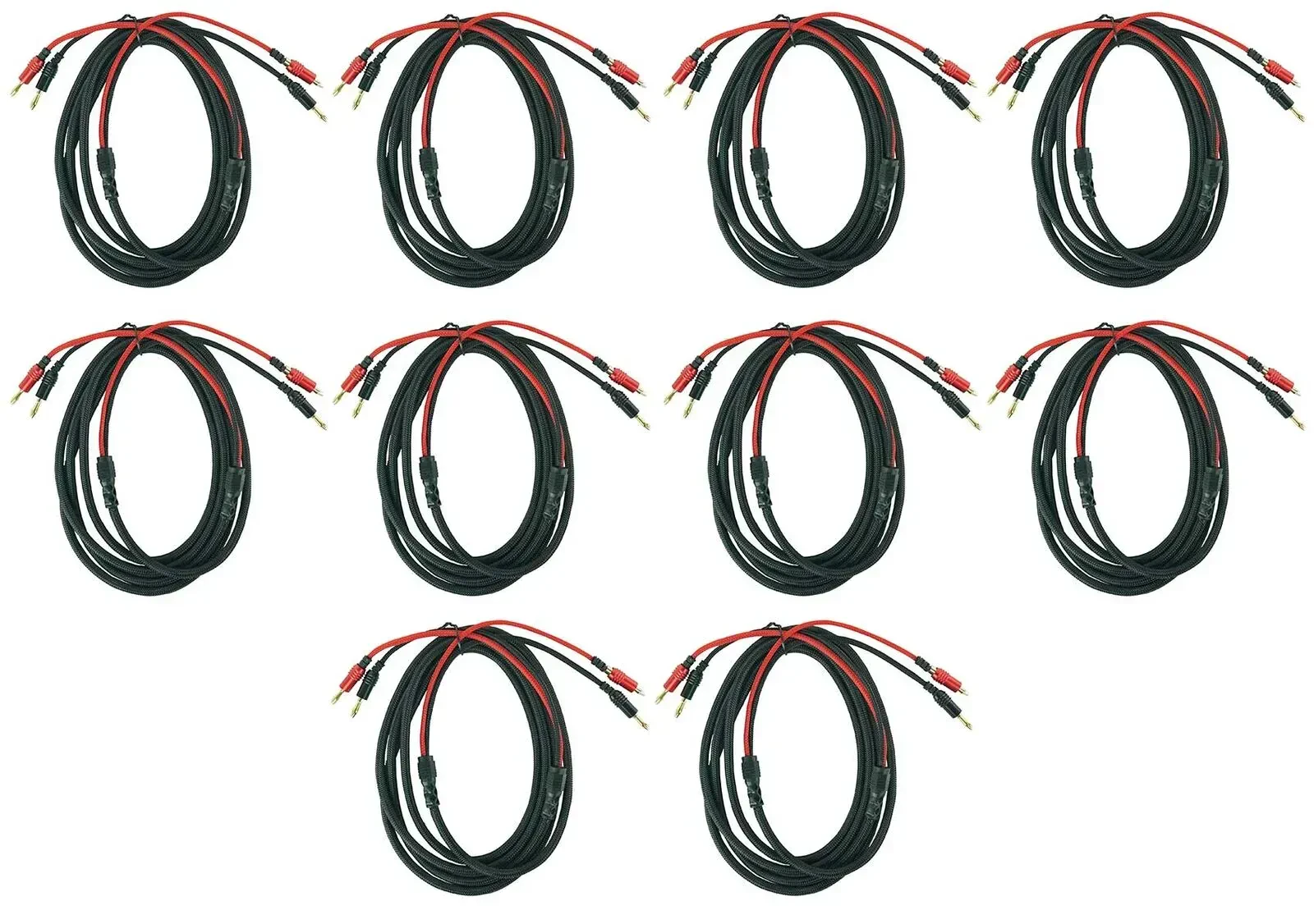 Коммутационный кабель Rockville BN10 Black 3 м (10 штук)