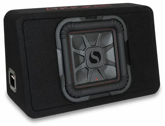Kicker 46TL7T102 10" Solo-Baric 1000-Watts Subwoofer Sub Thin Profile Enclosure