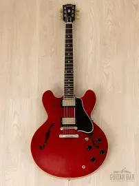 Электрогитара полуакустическая Gibson Memphis ES-335 Dot HH Cherry w/case USA 2007