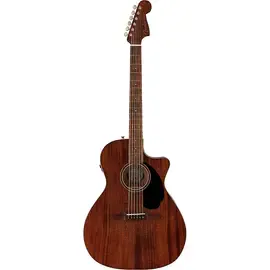 Электроакустическая гитара Fender California Newporter Special All-Mahogany Acoustic-Electric Guitar