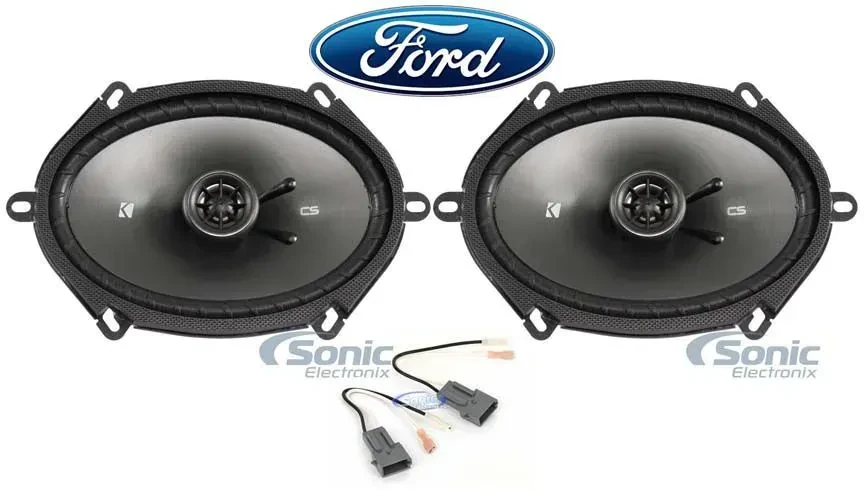 Автомобильные динамики для Ford Thunderbird 1989–1997 Kicker 46CSC684 6x8", задние (набор)