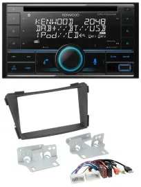 Автомагнитола для Hyundai i40 Kenwood 2DIN CD DAB USB MP3 Bluetooth черная