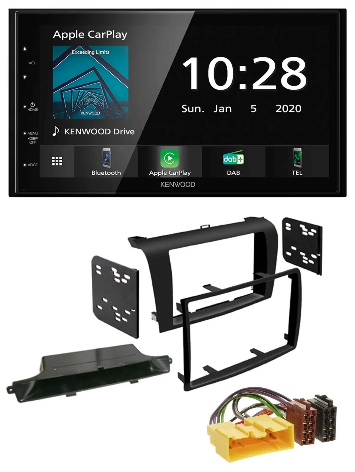 Kenwood Bluetooth MP3 DAB USB 2DIN Autoradio für Mazda 3 (2003-2009)