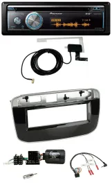 Pioneer Bluetooth DAB Lenkrad USB CD Autoradio für Fiat Punto Punto Evo ab 2009