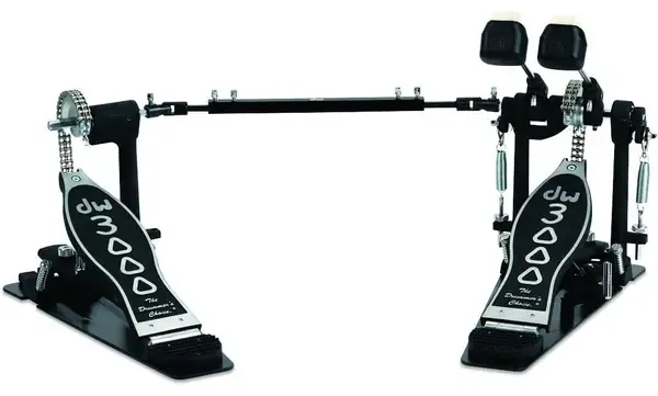 Педаль для бас-барабана двойная DW DWCP3002A 3000 Series Dual Chain Double Bass Drum Pedal