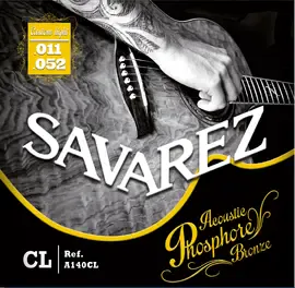 Струны для акустической гитары Savarez A140CL