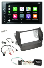 Pioneer Lenkrad USB DVD Bluetooth DAB 2DIN Autoradio für Hyundai Santa Fe ab 201