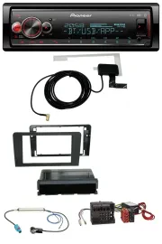 Автомагнитола для Audi A3 8P (2006–2012) Pioneer Bluetooth DAB USB MP3 Symphony активная система