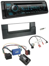 Автомагнитола для BMW 5 Series E39 1996–2004 Kenwood Bluetooth USB CD DAB с поддержкой управления на руле