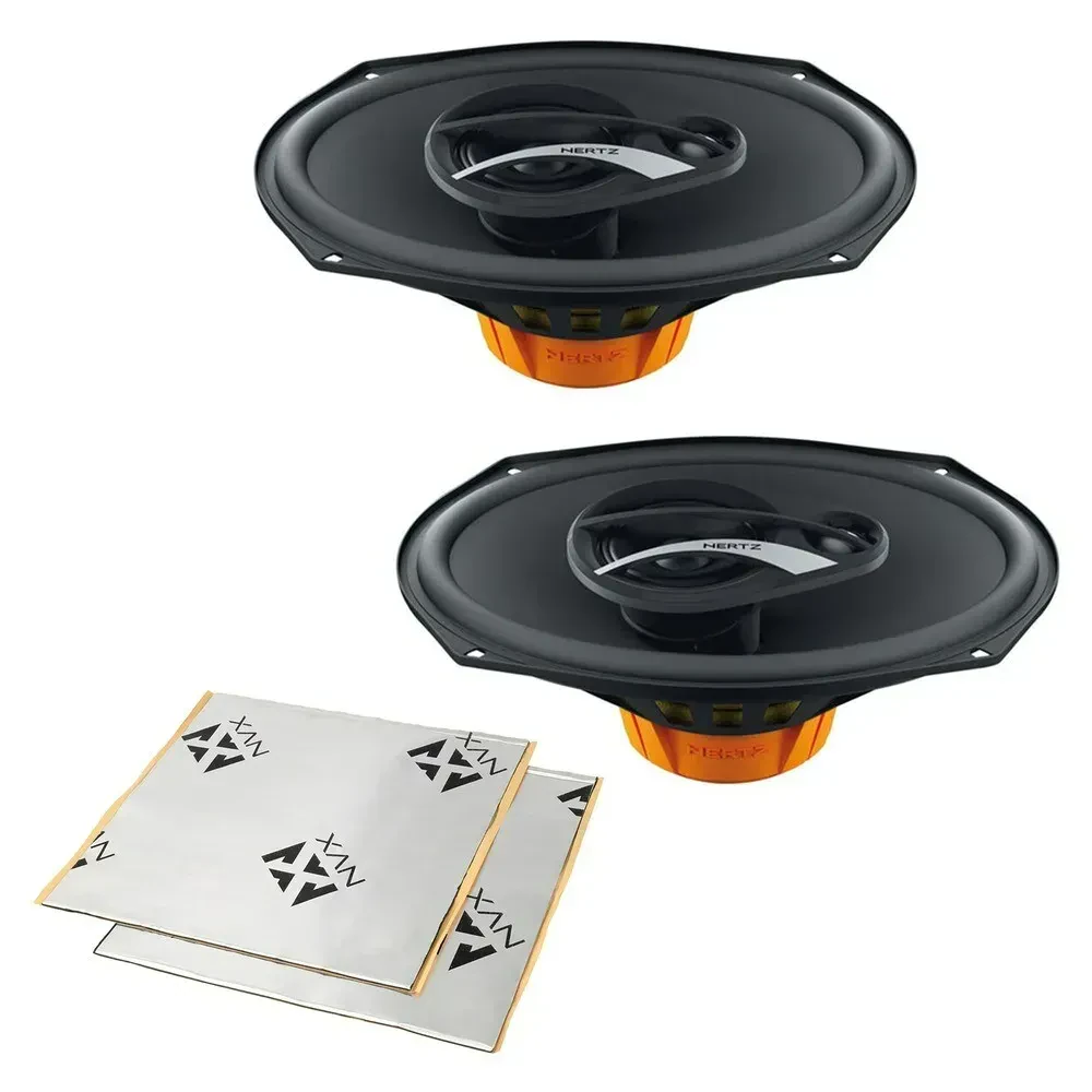 Hertz DCX690.3 | 180W RMS 6x9" Coaxial Speakers with Sound Damping