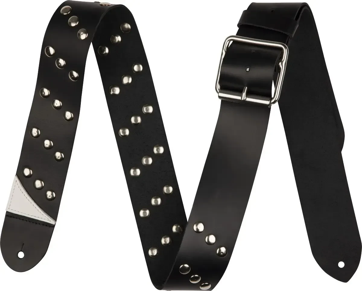 Ремень для гитары Jackson Diagonal Stud Leather Black