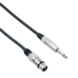 Микрофонный кабель Bespeco XCMA450 XLR – Jack 6.3, 4.5 м