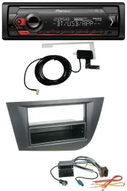 Автомагнитола для Seat Leon (с 2005) Pioneer DAB, USB, MP3, Bluetooth, черный