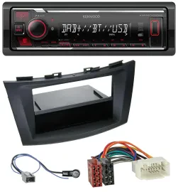 Kenwood MP3 Bluetooth USB DAB Autoradio für Suzuki Swift (FZ/NZ, ab 2010)