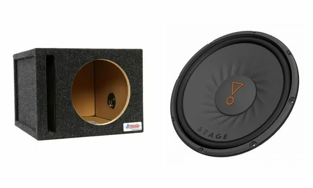 Сабвуфер для автомобиля JBL Stage Series STAGE102 10" 225W в корпусе с фазоинвертором