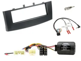 Einbauset Lenkradadapter DIN Autoradio für Mitsubishi Colt 2008-2012