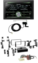 Pioneer CD USB MP3 Bluetooth 2DIN DAB Autoradio für Nissan Juke Navara NV ab 12