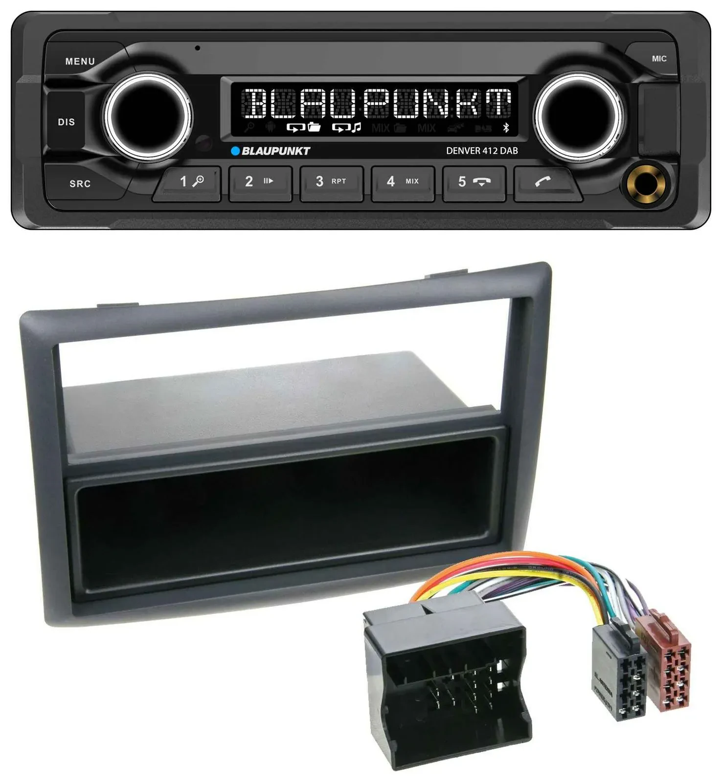 Blaupunkt Bluetooth DAB MP3 USB Autoradio für Renault Megane (2009-2010)