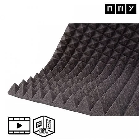 Акустический поролон Пирамида 60 мм