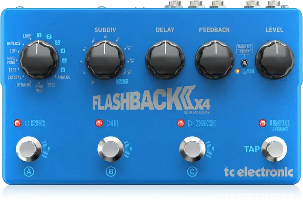 Педаль эффектов для электрогитары TC Electronic Flashback 2 x4 Delay and Looper