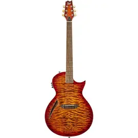 Электроакустическая гитара LTD TL-6 Thinline Transparent Tiger Eye