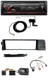 Pioneer DAB USB Lenkrad Bluetooth Autoradio für BMW 3er E46 98-07 Profi Rundpin