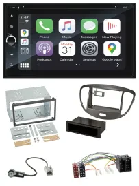 Blaupunkt 2DIN Bluetooth DAB USB DVD MP3 Autoradio für Hyundai i10 2008-13 dunke