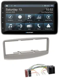 Автомагнитола Blaupunkt для Fiat Multipla (186) 1999–2010 USB, DAB, SD, MP3, Bluetooth, серый