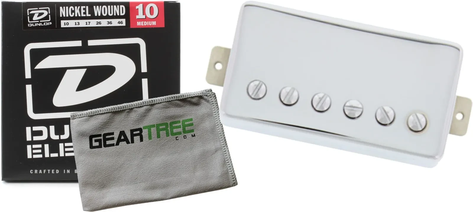 Звукосниматель для электрогитары TV Jones Starwood Humbucker Chrome Neck (набор) со струнами