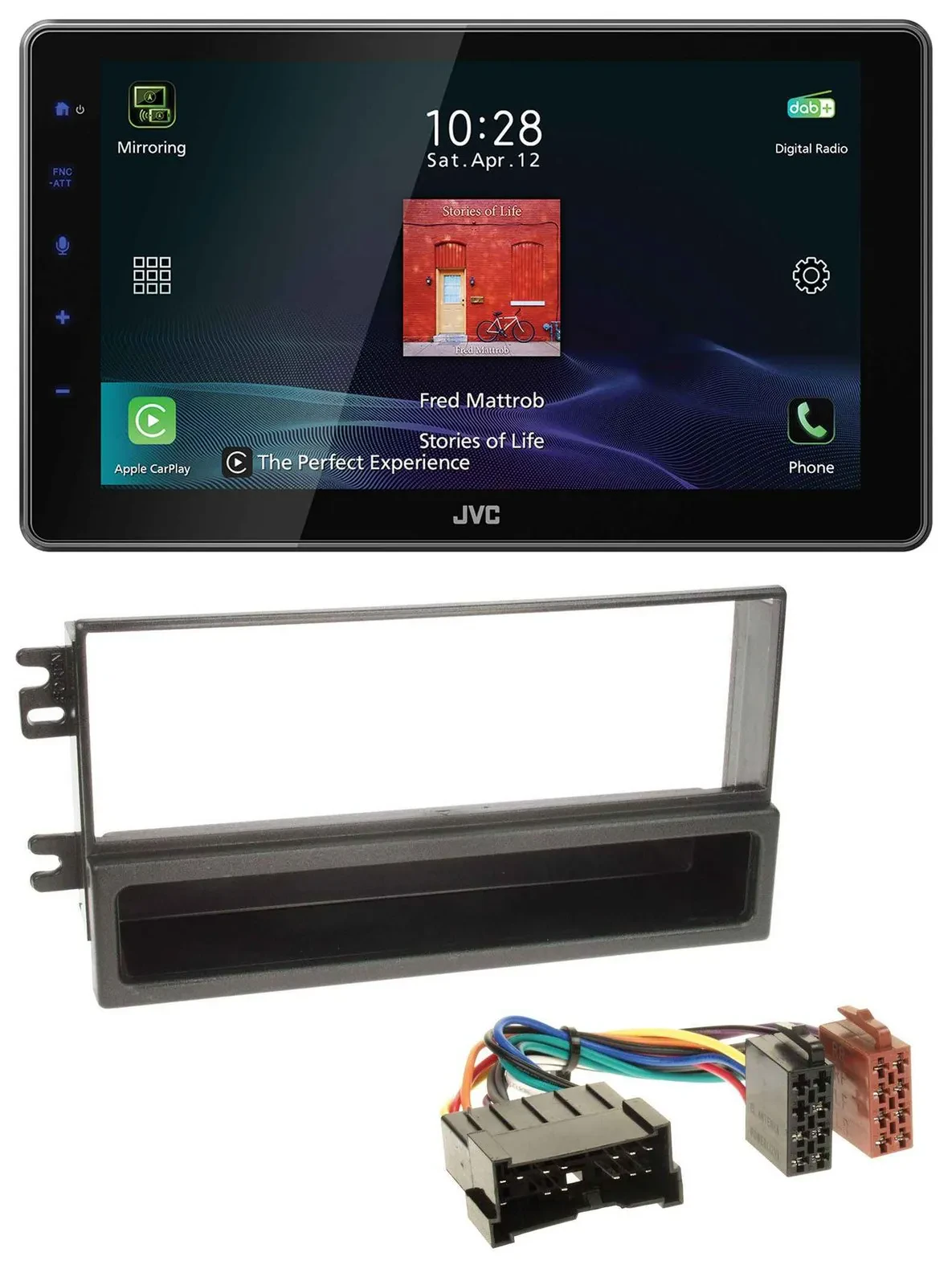 JVC DAB MP3 Bluetooth USB Autoradio für Kia Sorento (2002-2006)