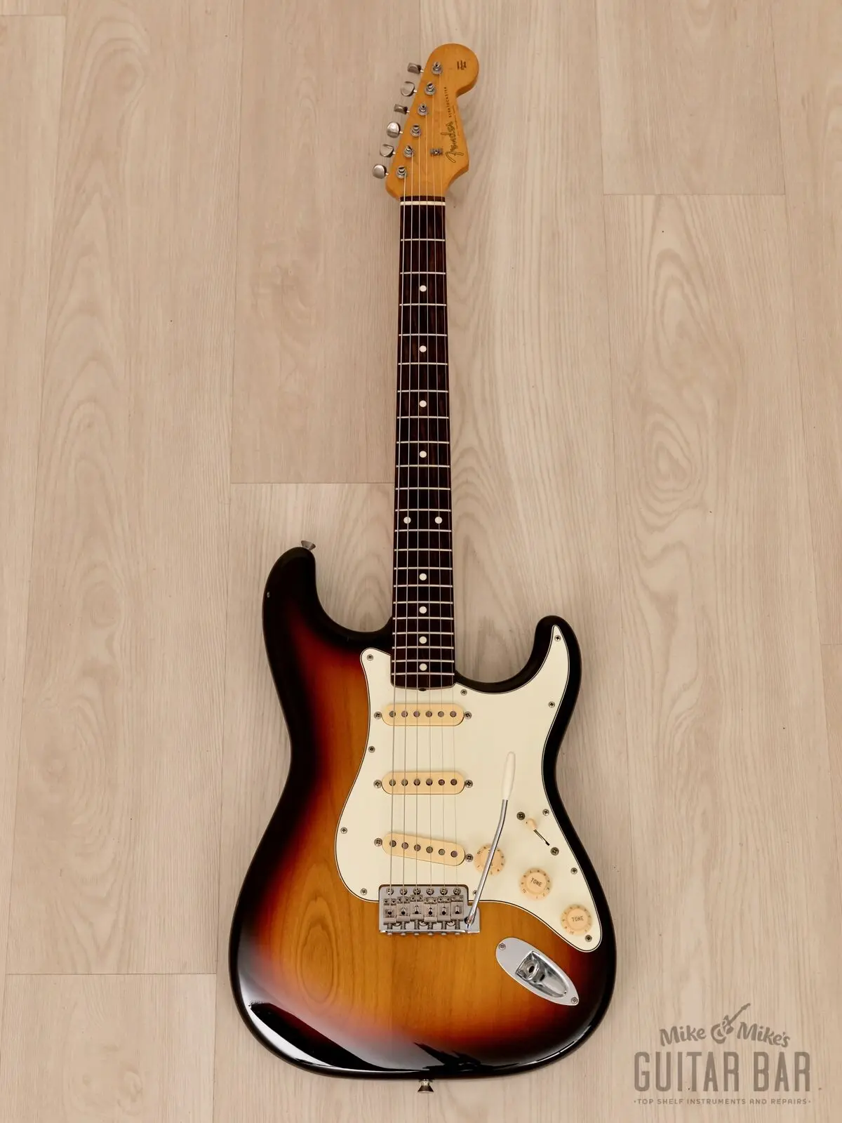 Электрогитара Fender Stratocaster ‘62 Vintage Reissue ST62-US Sunburst Japan 2009 w/ USA Pickups