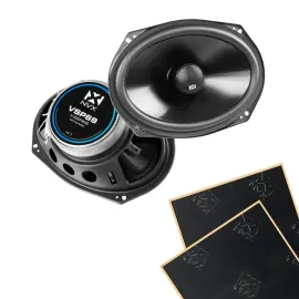 NVX VSP69 300W RMS 6x9" V-Series 2-Way Coaxial Speakers with Sound Damping