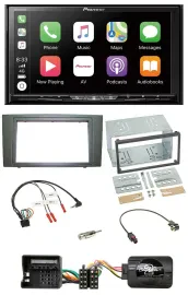 Pioneer 2DIN Lenkrad USB DAB DVD Bluetooth Autoradio für Ford Mondeo 2003-2007 s