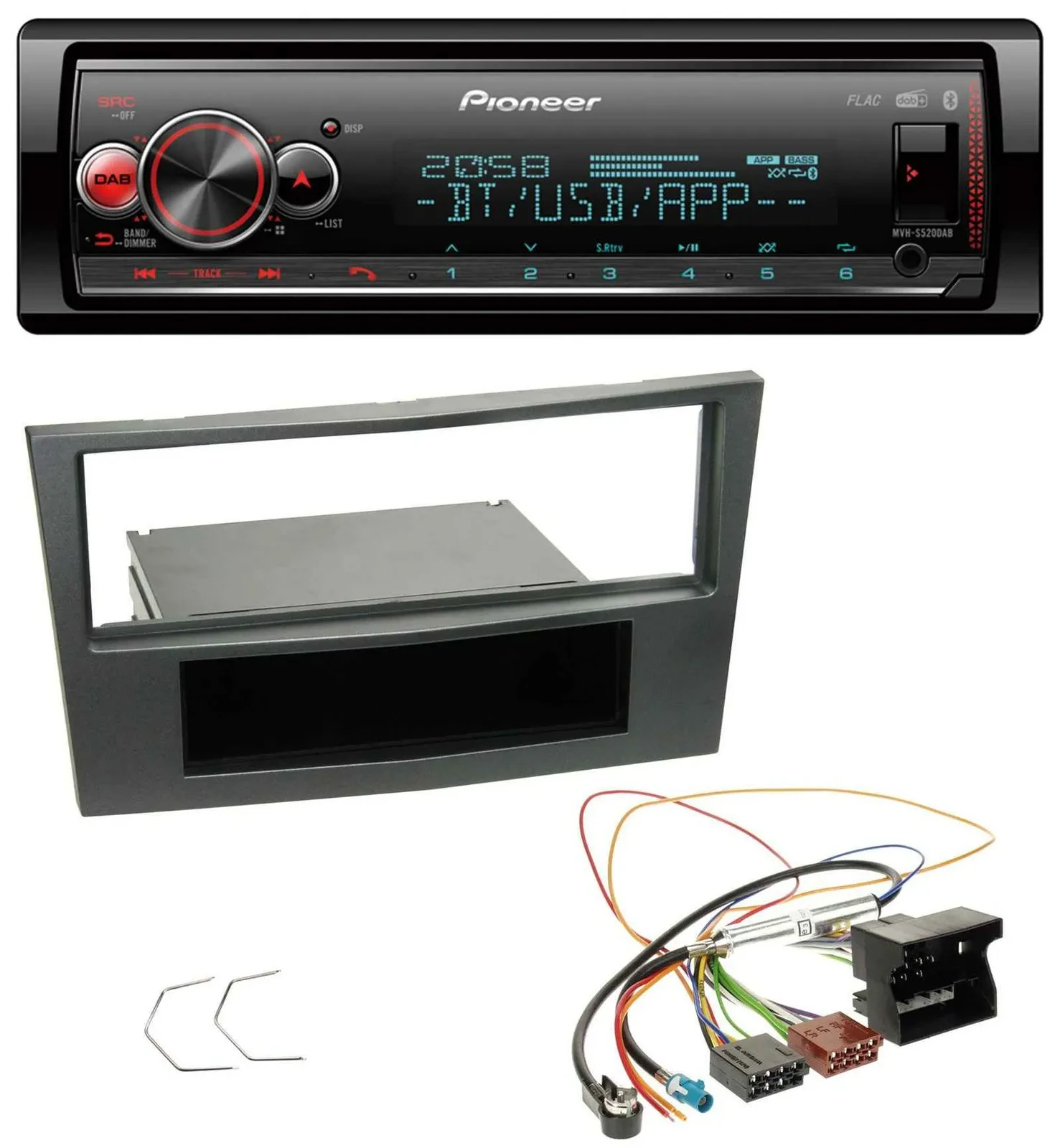 Pioneer Bluetooth USB MP3 DAB Autoradio für Opel Antara Astra H Zafira B ab 2005