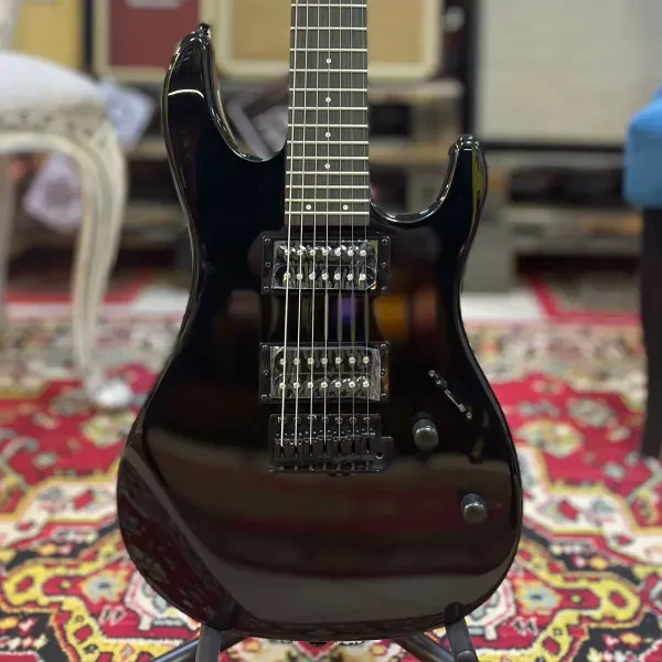 Электрогитара 7-струнная J&D Guitars 780 Superstrat HH Black