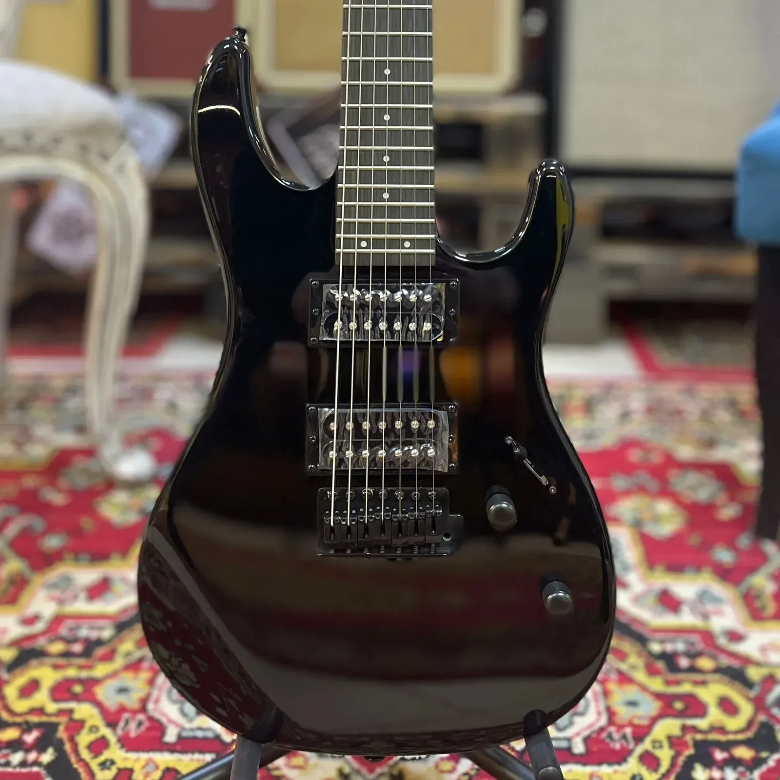 Электрогитара J&D Guitars 780 Superstrat HH Black