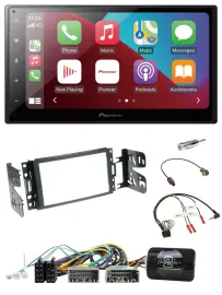 Pioneer USB Lenkrad DAB 2DIN Bluetooth Autoradio für Jeep Grand Cherokee 2011-20