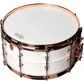 Малый барабан Ludwig Polar Phonic Brass 14x6.5 White